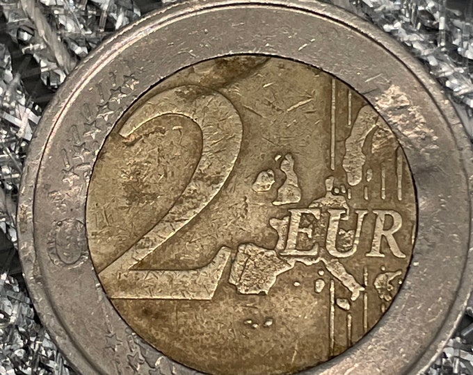 Error 2 Euro Coin Rotation Error 2002 Etsy