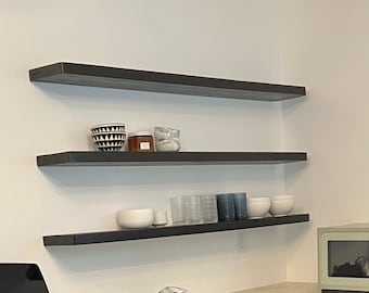 Modern Wood Floating Shelf for Kitchen and Livingroom,Decorative Wall Shelves,Wooden Floating Shelving Unit, Custom Wall Shelf, Wall Shelves