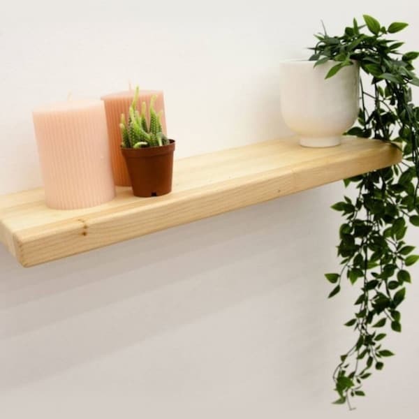 Modern Wood Floating Shelf for Kitchen,Wall Shelf Custom,Wall Shelf Decor,Wood Wall Shelf for Office ,Shelving for Walls,Wood Shelving Unit