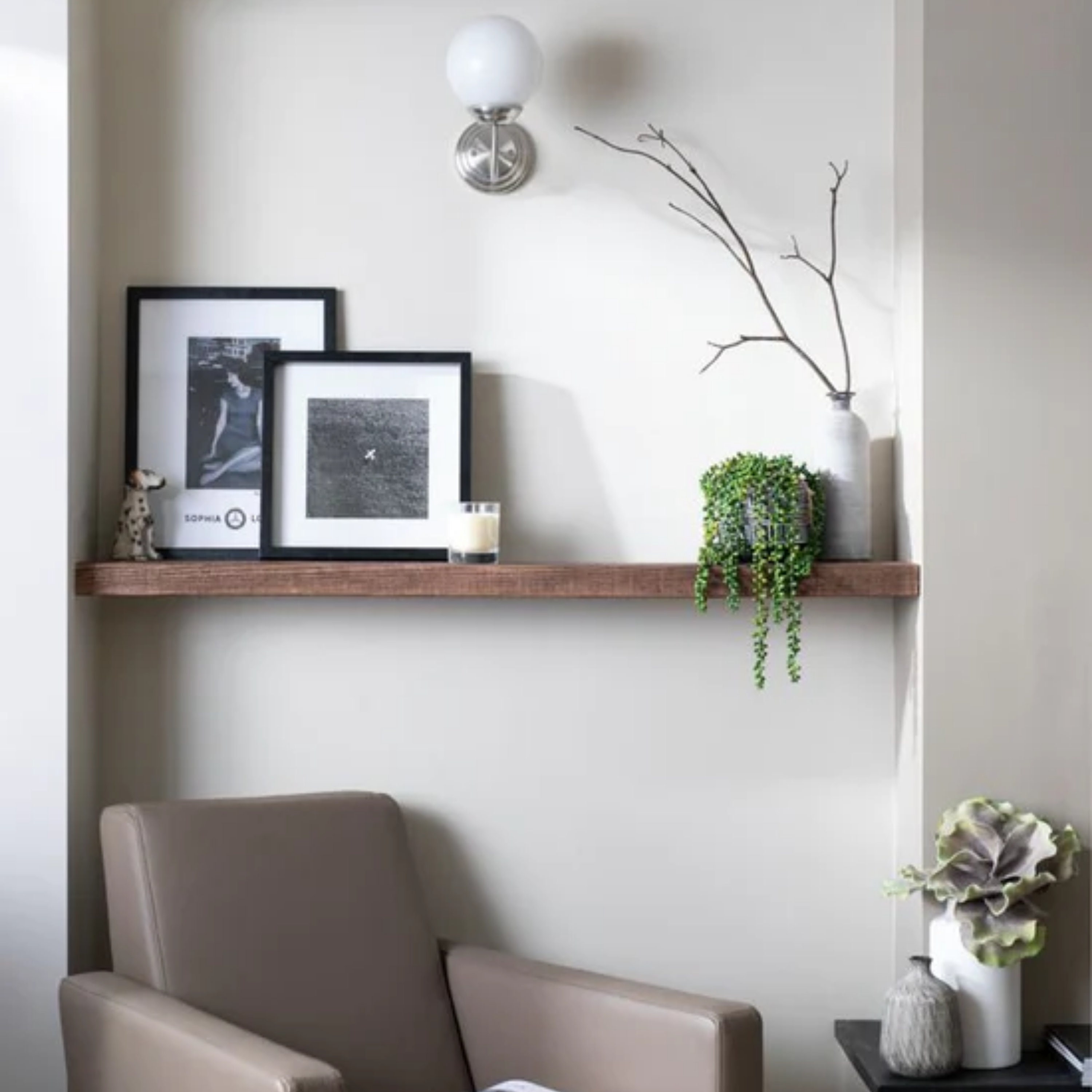 Modern Wood Floating Shelf for Kitchen and Livingroom,decorative Wall ...