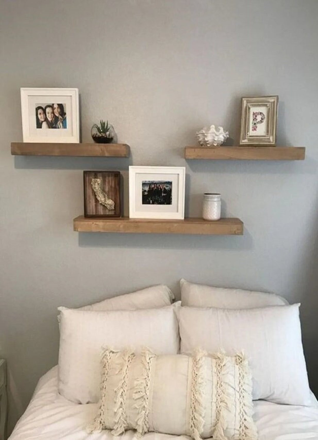 Modern Wood Floating Shelf for Kitchen and Livingroom,decorative Wall