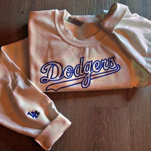 Dodgers Embroidered Crewneck