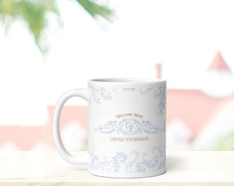 Coffee Mug | Disney Vacation Club Grand Floridian Inspired | Disneyworld Accessories White Glossy Handle Mug 11oz and 15oz