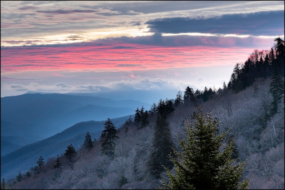 Great Smoky Mountains, Tennessee North Carolina, Mountain Landscape, Wall  Art, Wall Decor, Mountain Scenes