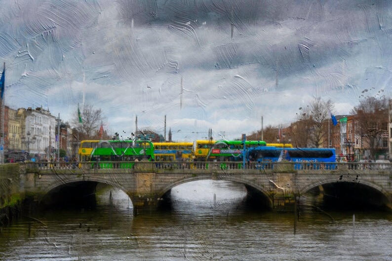 O'connell Bridge, Dublin Ireland, Irish, River Liffey, Wall Art, Wall