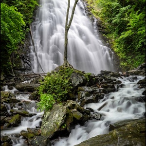 Crabtree Falls, Blue Ridge Parkway, Western North Carolina, Mountain Landscape, Wall Art, Wall Decor, Mountain Cabin