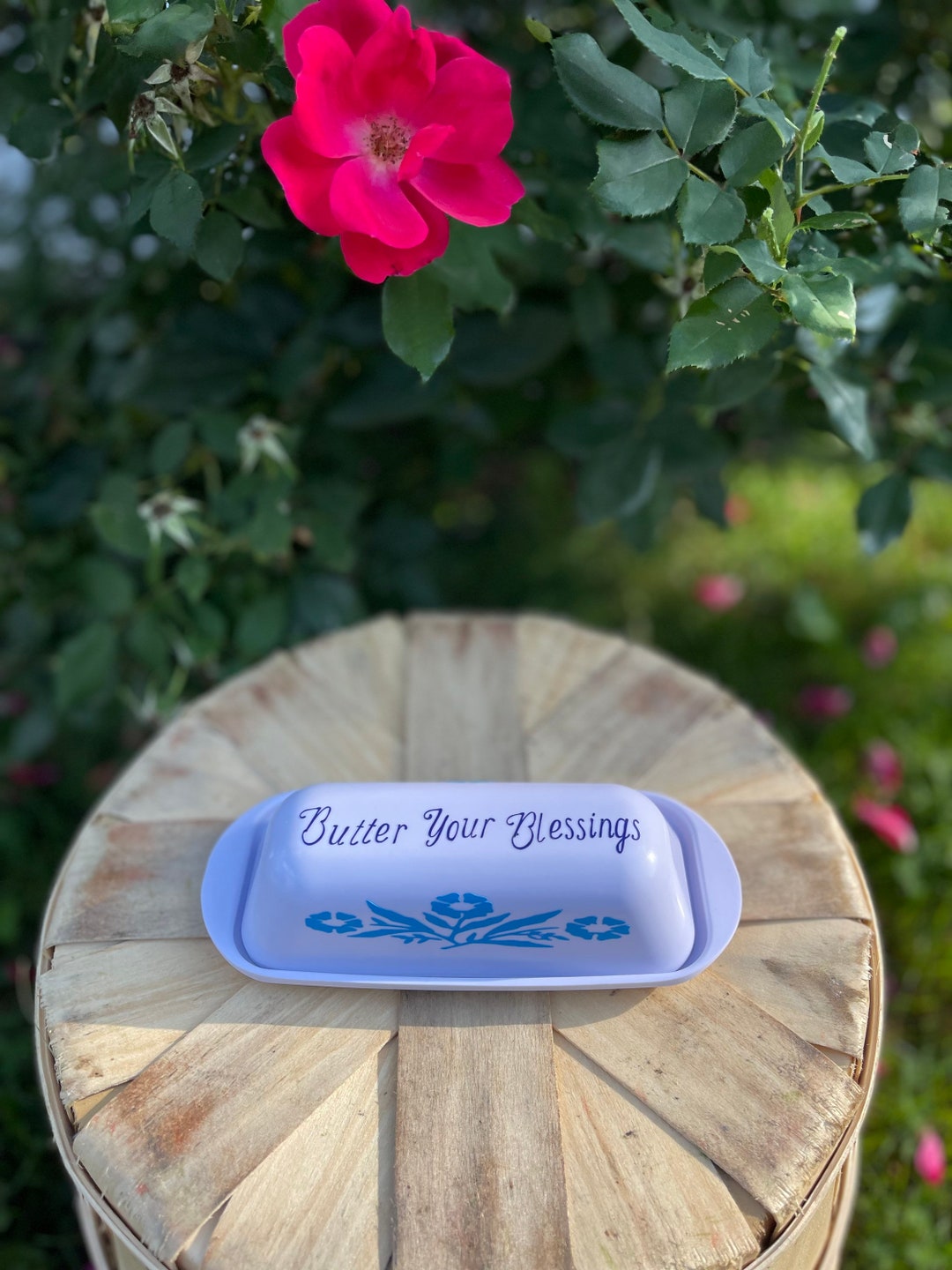 Butter Dish, Farmhouse Butter Dish, Kitchen Butter Tray, Farmhouse
