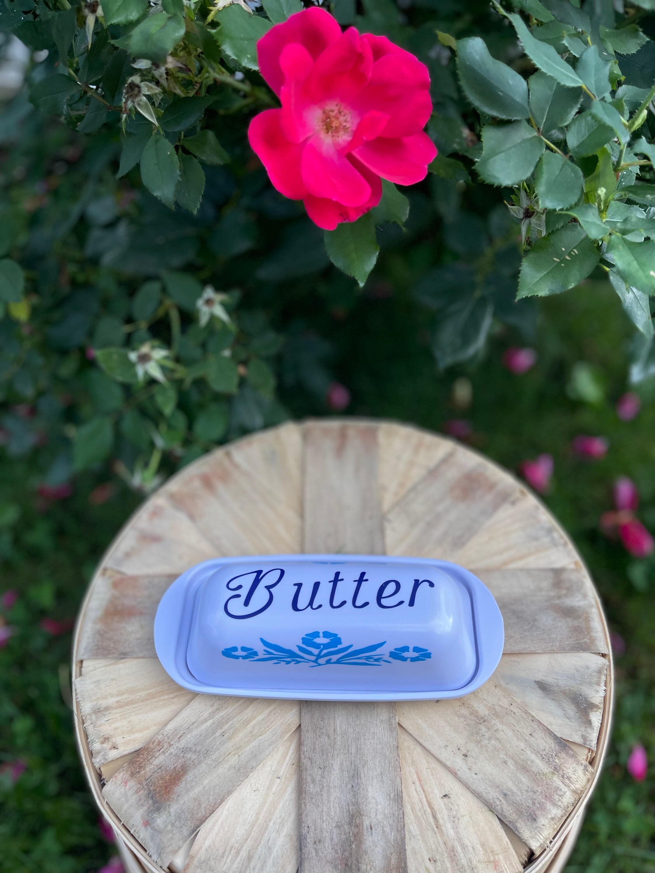Butter Dish, Farmhouse Butter Dish, Kitchen Butter Tray, Farmhouse