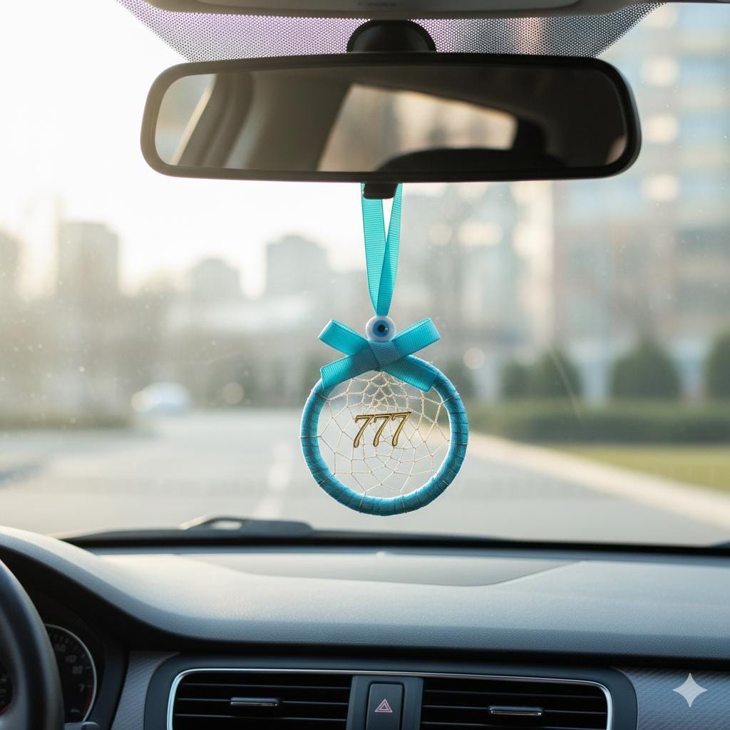777 Car Charm - Etsy