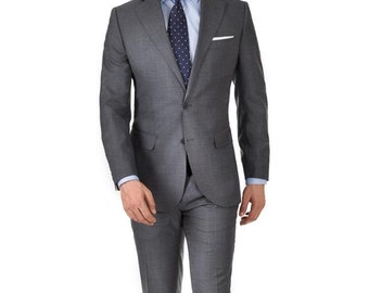 Vitale Barberis Canonico Suit Super 150s Suit Super 150s Fabriqué à la main par Vitale Barberis Canonico de la plus belle laine fabriquée en Italie