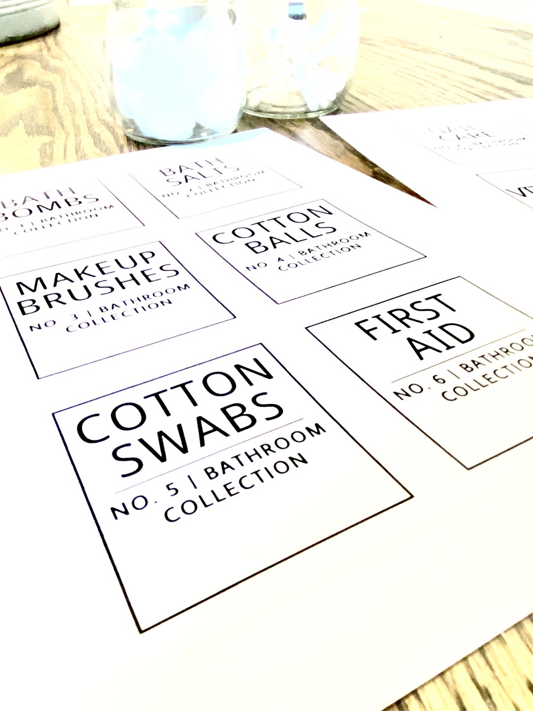 Labels Batroons Bathroom Labels minimal Design Water Resistant Custom Bathroom Labels ...