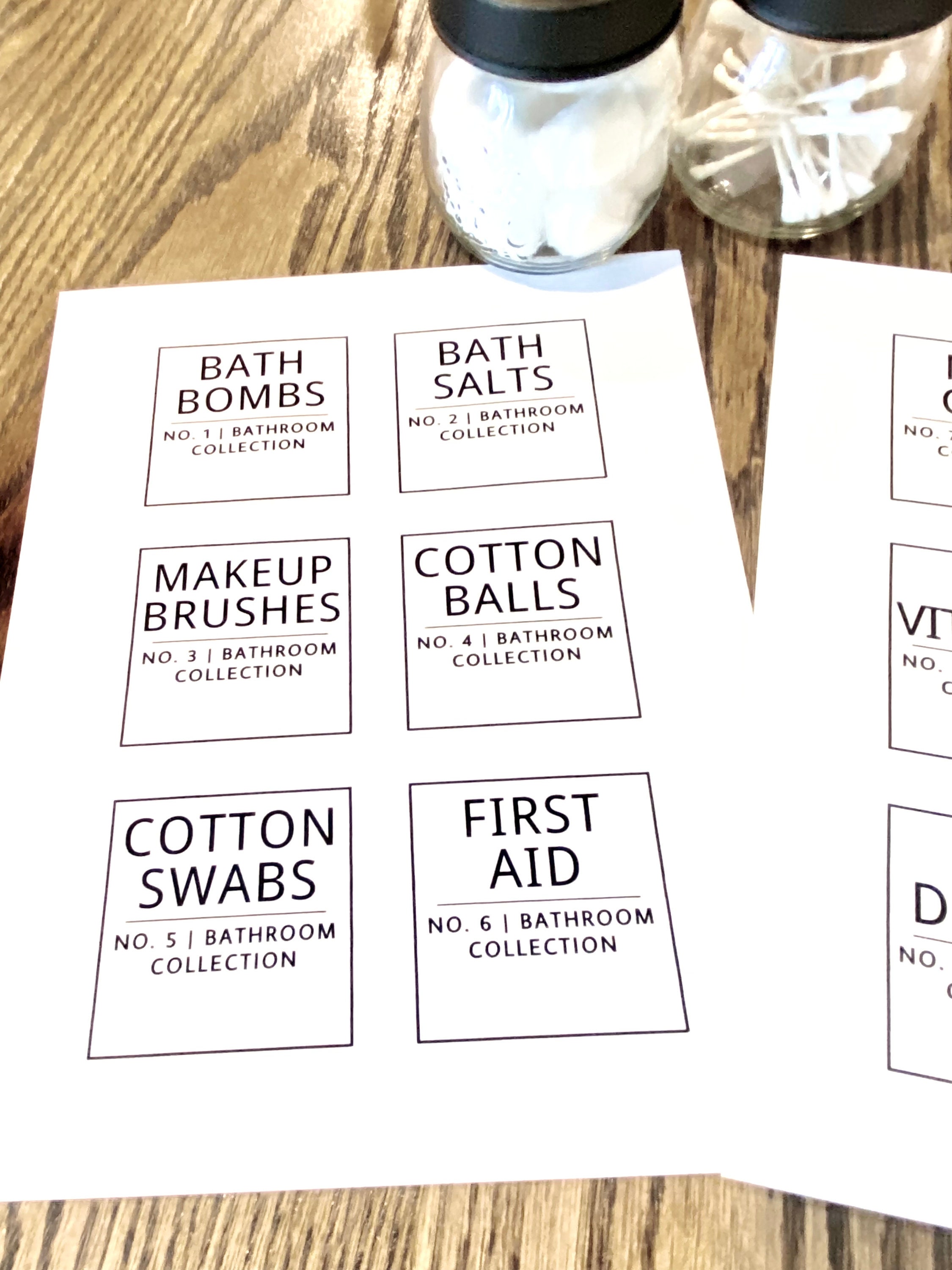 Labels Batroons Bathroom Labels minimal Design Water Resistant Custom Bathroom Labels ...