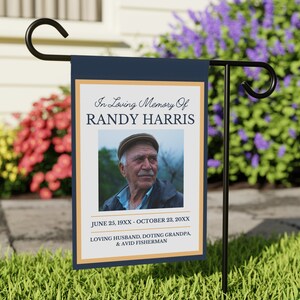 Personalized Memorial Flag Grave Decoration Loss of Loved One Funeral Gift Sympathy Bereavement Gift for Loss of Mother Cemetery Decoration