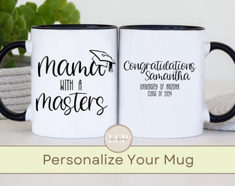 Graduation Gifts Idea for Her Masters Degree Mom Mug 2024 College Graduation Gift Idea Grad School Gift Daughter Gift for College Graduation