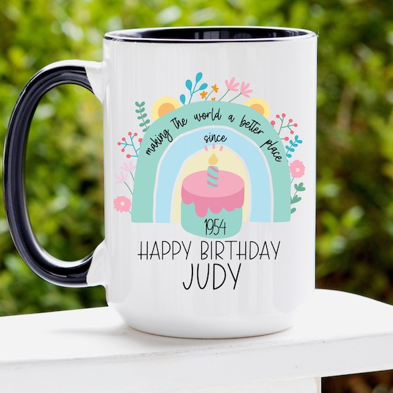 Cadeau D'anniversaire Pour Femme, Tasse à Thé En Verre Bleu