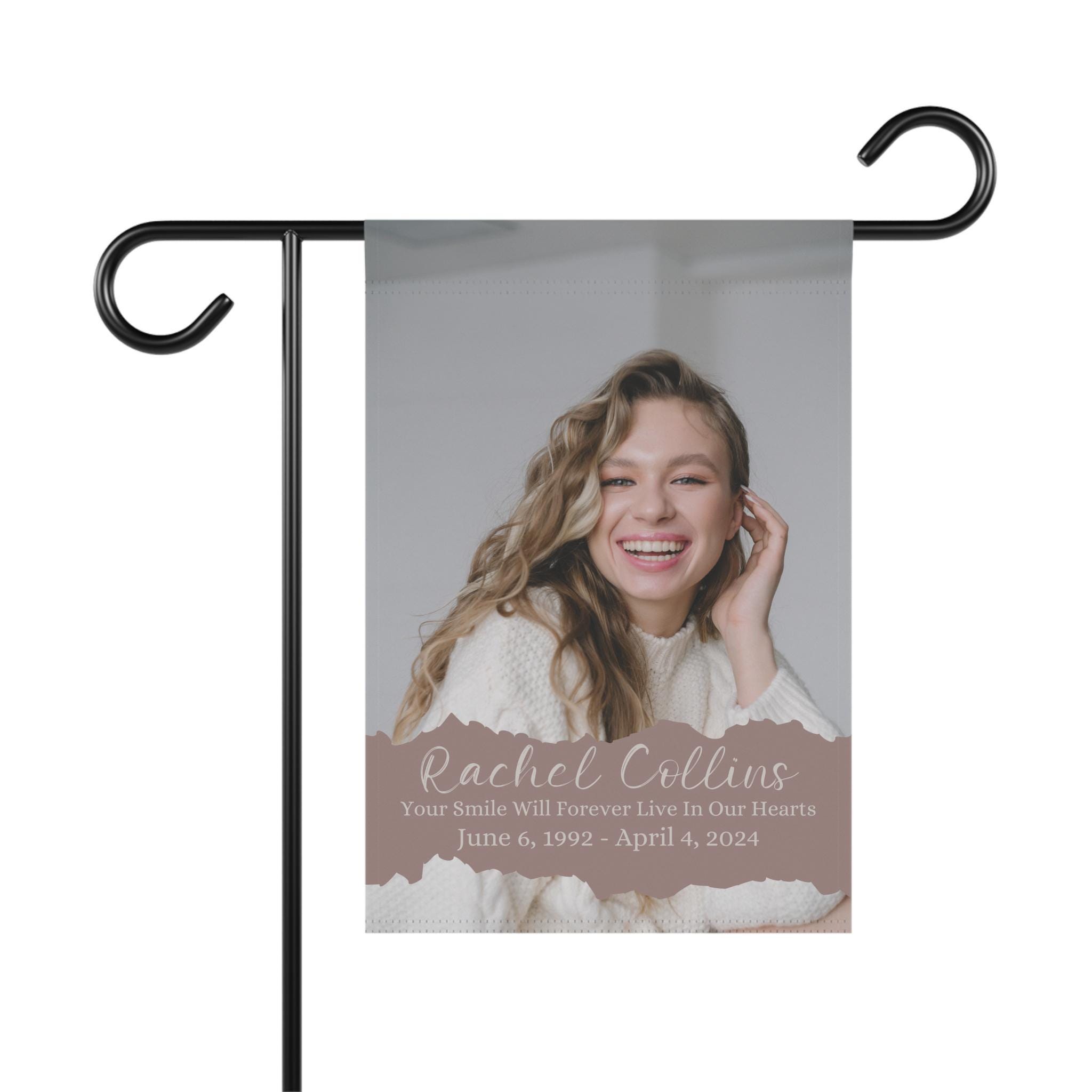 Customized Memorial Flag in Loving Memory Flag Cemetery Flag Grave ...