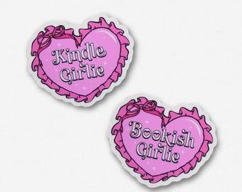 Kindle Girlie Bookish Girlie Holographic Sticker | Booktok, Kindle sticker, Bookish, Book lover gift