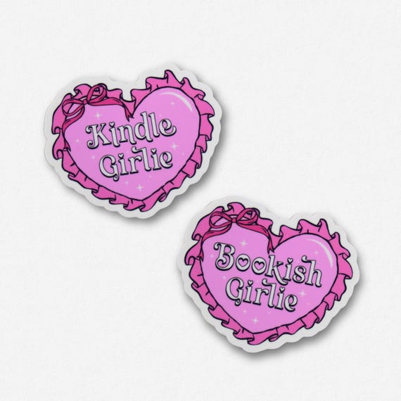 Kindle Girlie Bookish Girlie Holographic Sticker | Booktok, Kindle sticker, Bookish, Book lover gift