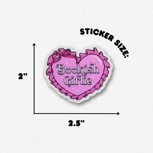 Kindle Girlie Bookish Girlie Holographic Sticker | Booktok, Kindle sticker, Bookish, Book lover gift afbeelding 3