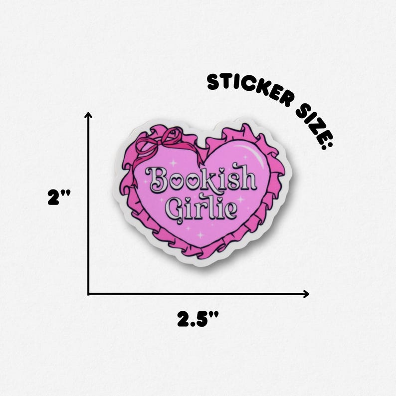 Kindle Girlie Bookish Girlie Holographic Sticker | Booktok, Kindle sticker, Bookish, Book lover gift afbeelding 3