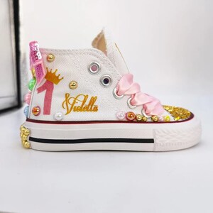 Sparkling Rhinestones Converse - Customized Birthday Gift for Girls