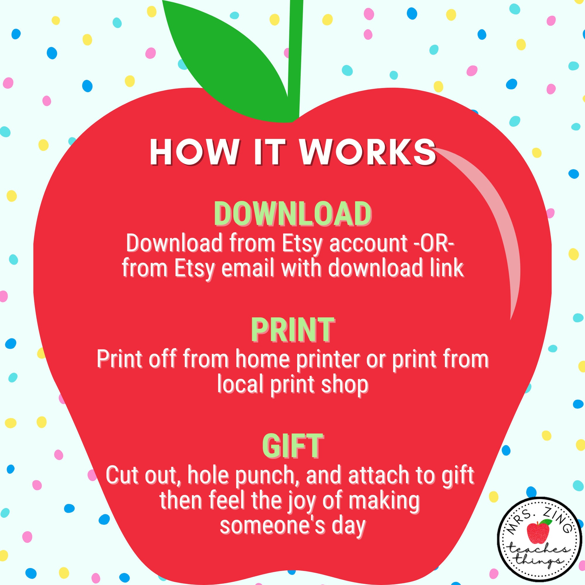 Printable Fall Gift Tag | Happy Fall Gift Tag for Teachers - Etsy