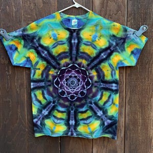 Web of wonder Mandala Eis Tie Dye Shirt Größe L