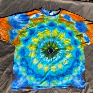 Mandala Eis Batik Größe 3XL