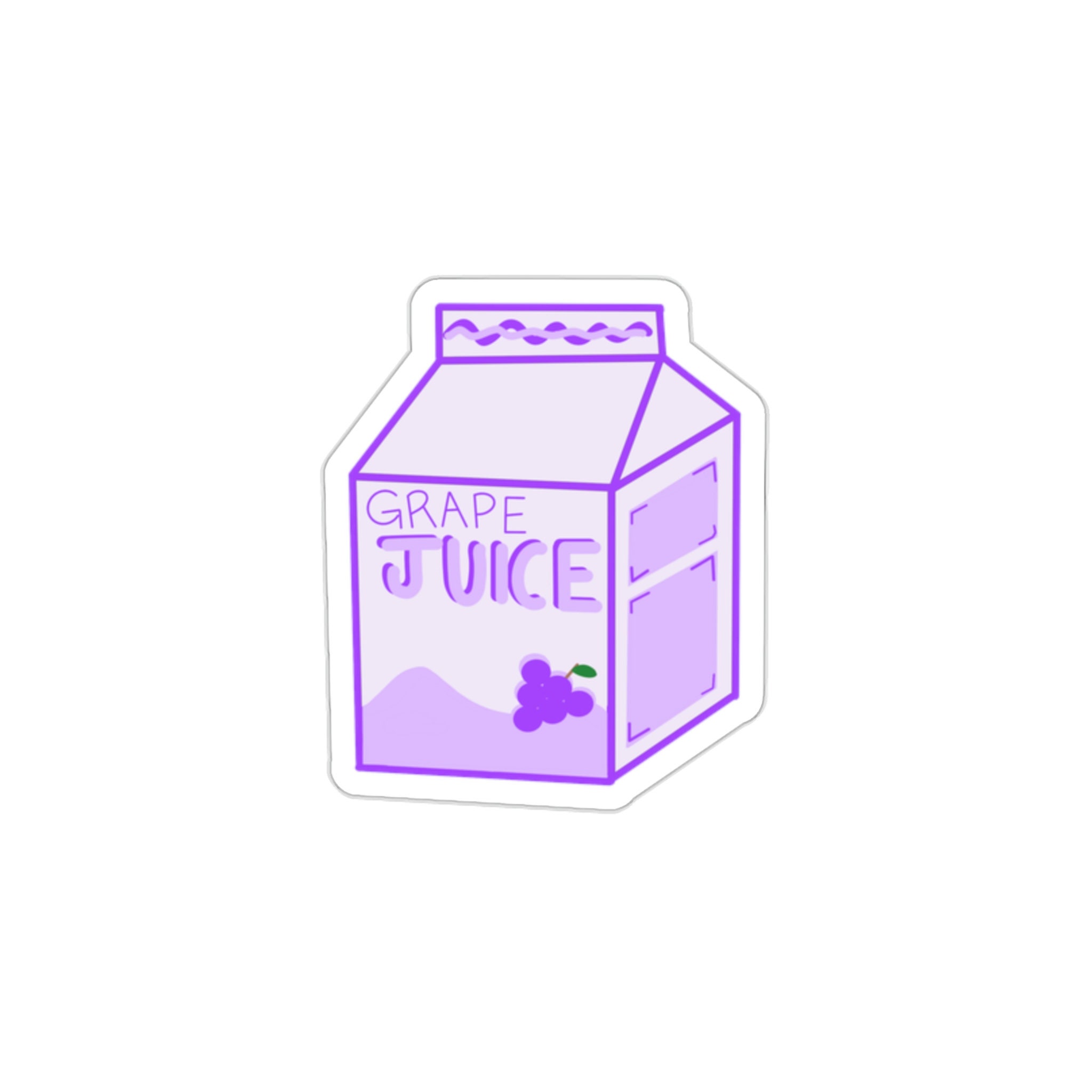 Cartoon Grape Juice