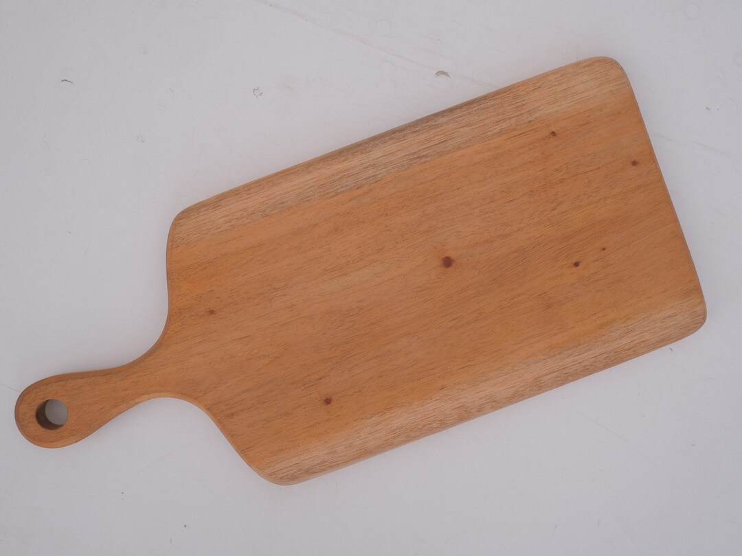 Teak Charcuterie Board With Handle Teak Cutting Board Cheese Etsy