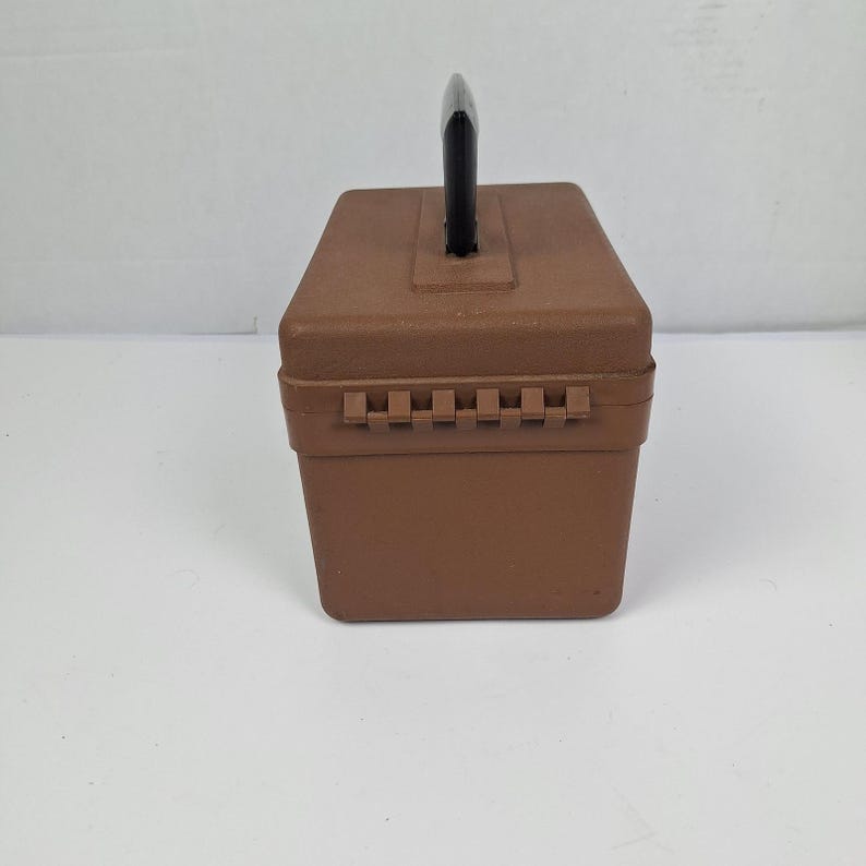 Vintage Ray Jefferson Fish Flasher 6006 Sonar Depth Finder Portable Brown Case image 6