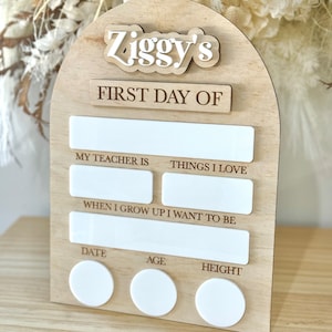 Interchangeable First Day/Last Day School Board | Photo Prop