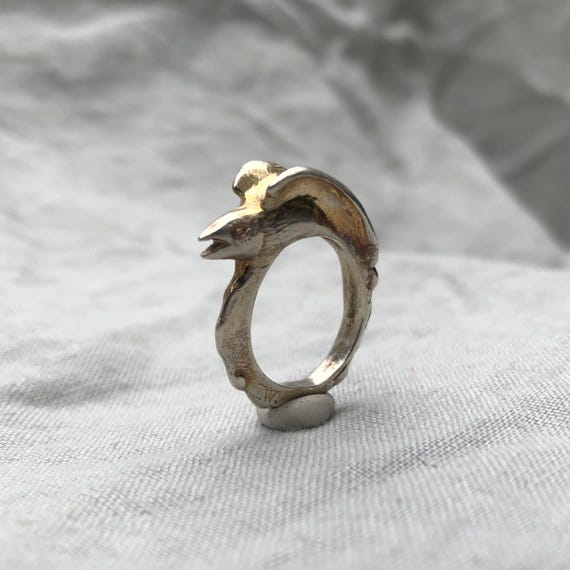 Shakespeare Sonnet 29 ring / Bird ring / Lark arising ring / Joy ring / Love ring / 25th anniversary ring