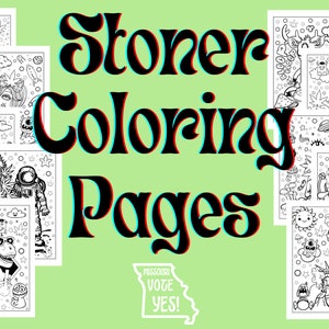  Stoner Coloring Book: Psychedelic and Weed Coloring books for  Adults Relaxation. High Coloring Books For Adult. Anxiety Relief Trippy  Coloring Pages. , Midnight Stoned Coloring Book for Adults