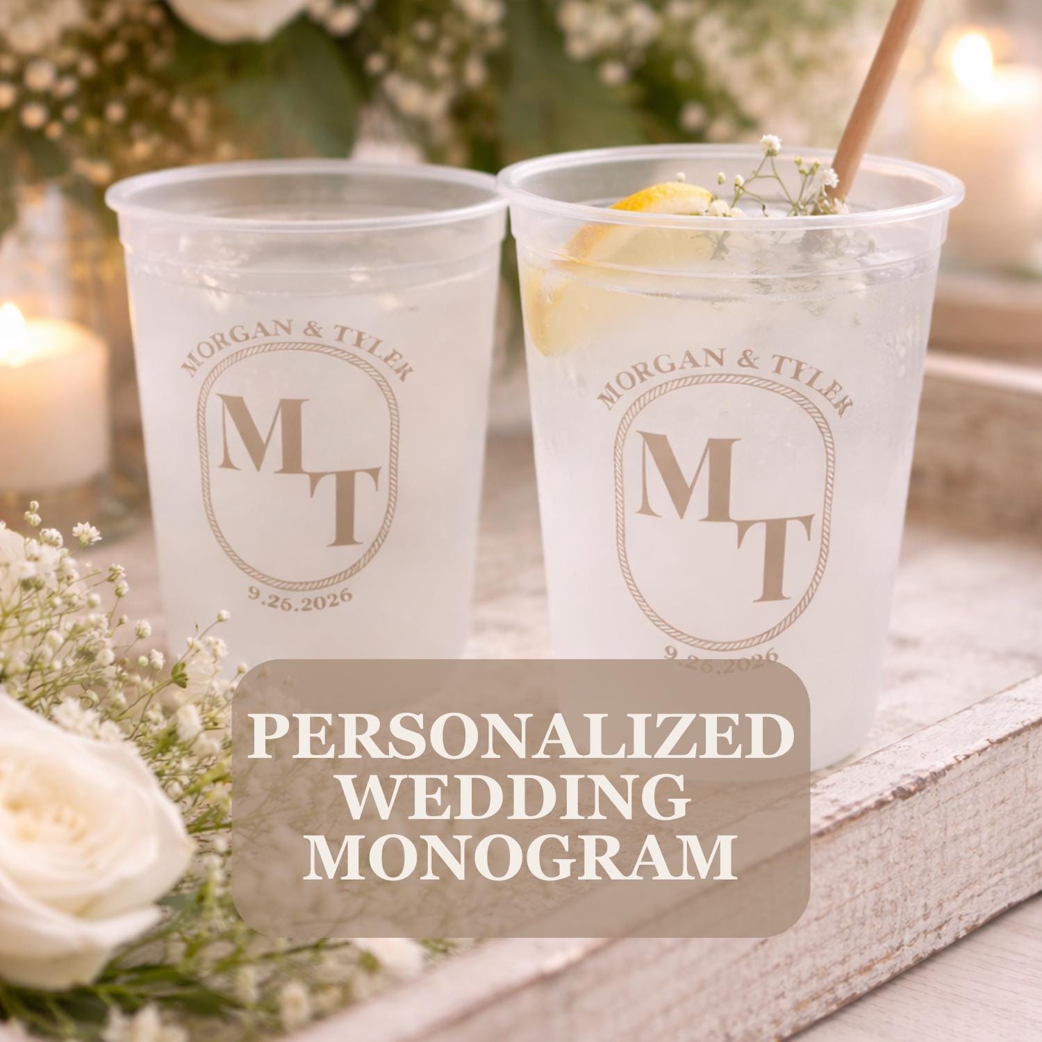 Custom Wedding Monogram | Personalized Initials Logo | Designed for You ...