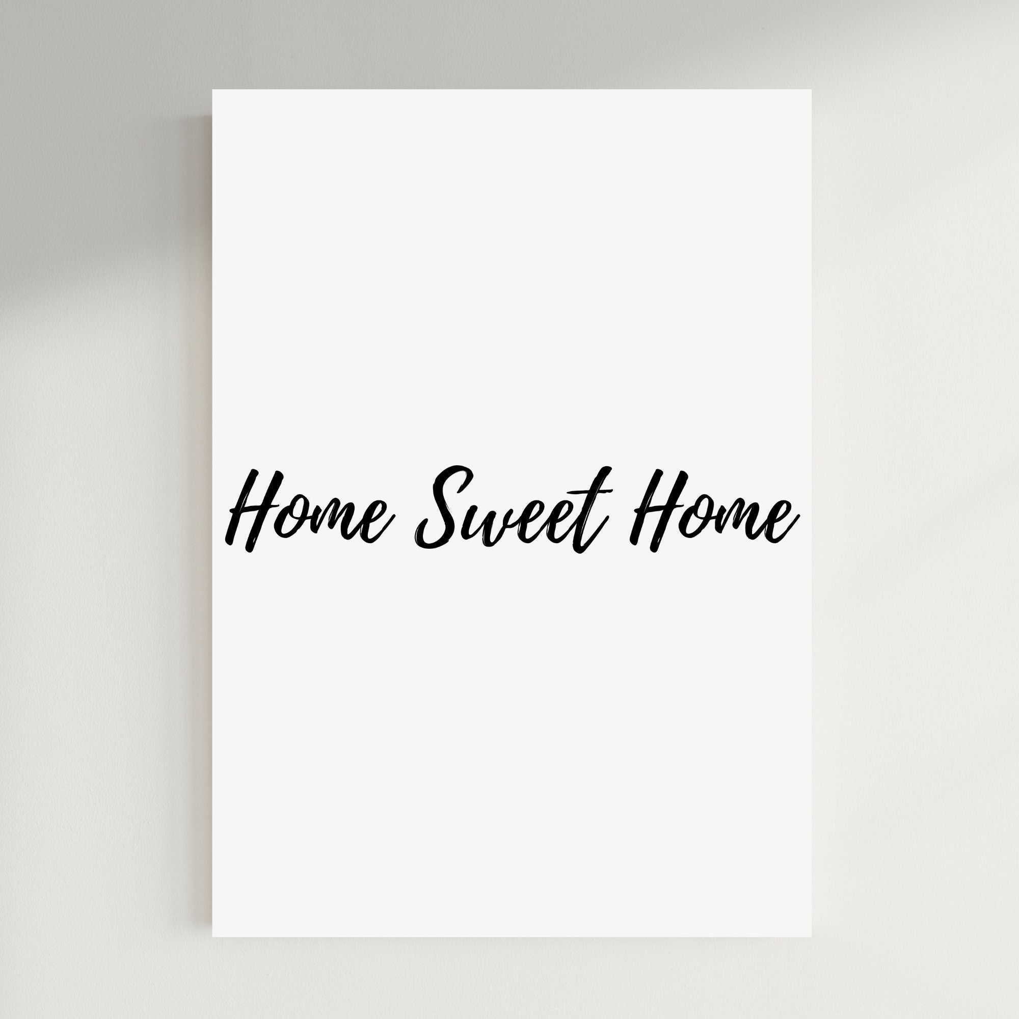 Urboii™ Welcome Home Home Sweet Home Quote Printed Wall Hanging