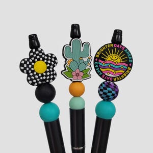 Silicone Bead Ballpoint Pen