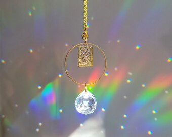 The Star Tarot Card Rearview Mirror Suncatcher