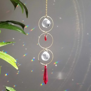 Crimson Death Long Suncatcher