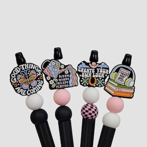 Silicone Bead Ballpoint Pen