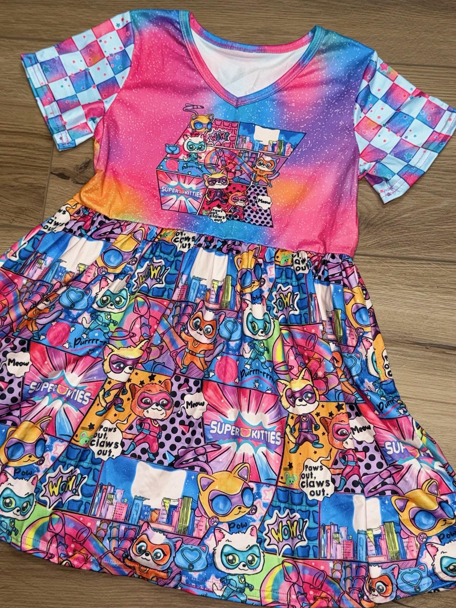 Kitty Birthday Dress - Etsy
