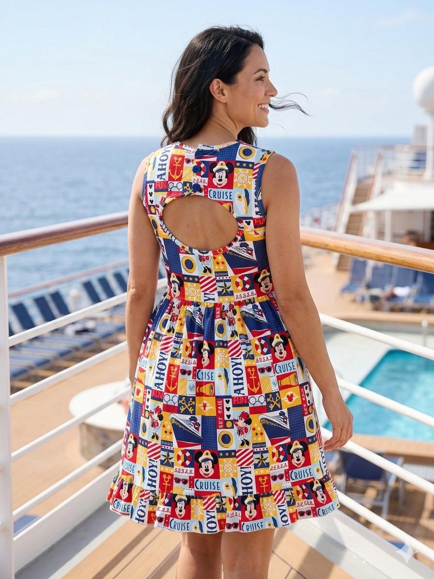Red Nautical Dress - Etsy
