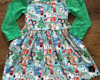 Peanuts Dress: Charlie Brown & Snoopy Girls Dress - Woodstock Girls Dress - Snoopy  Dress - Girls Dress - Etsy