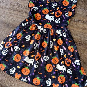 Disney themed Ghost & Pumpkin Halloween Dress
