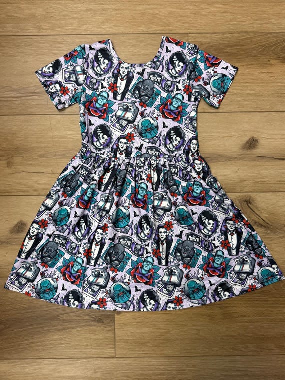 Classic Monsters Inspired Dress