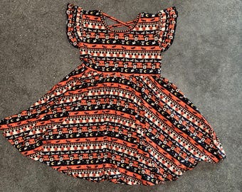 Mickey Halloween Spirit Flutter Twirl Dress