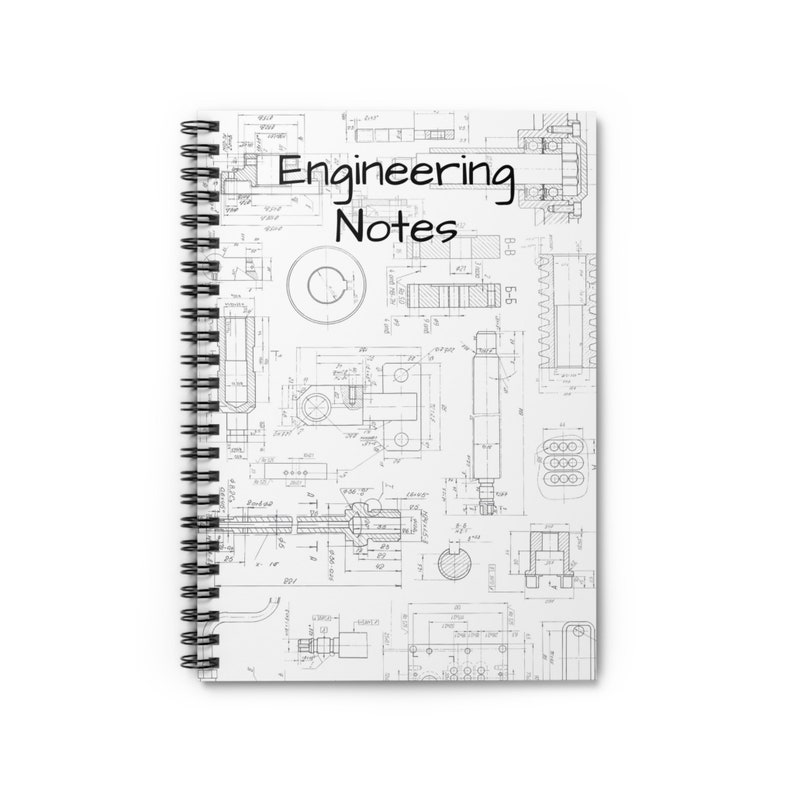 Spiral Bound Engineering Notebook Etsy
