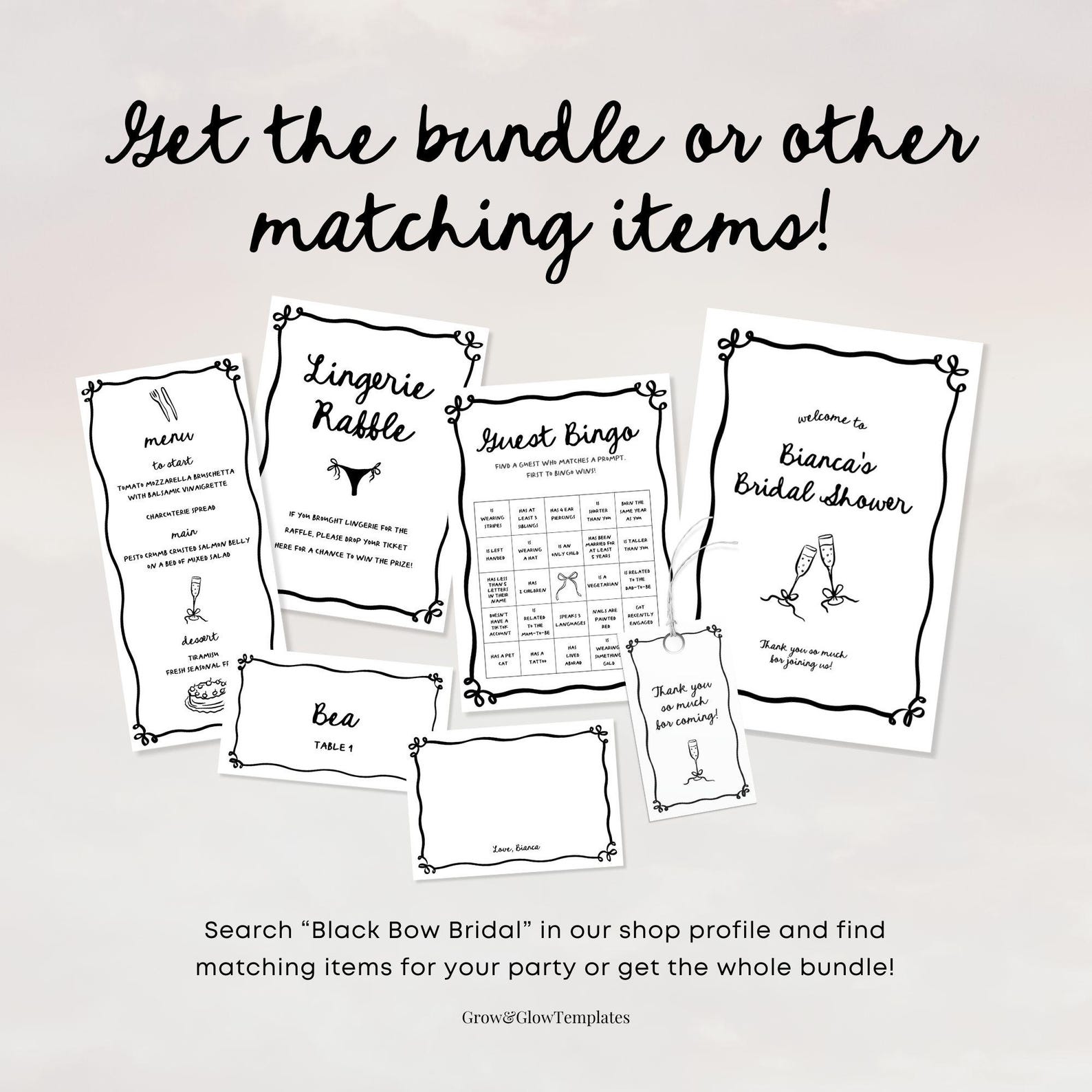 She's Tying the Knot Hens Party Dirty Minds Riddle Game Template, Black ...
