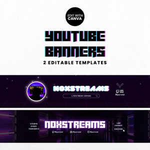 36  Gaming Channel Banner Templates - Design Hub