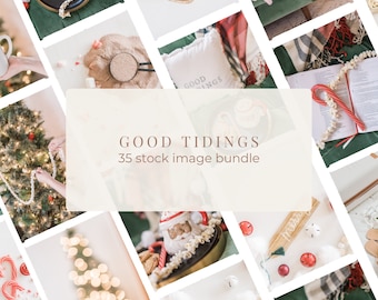 Good Tidings Stock Image Bundle / 36 Social Media Photos Celebrating the Joyful Moments of the Holiday Season